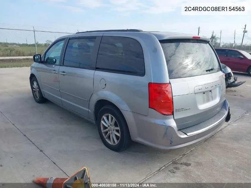 2014 Dodge Grand Caravan Sxt VIN: 2C4RDGCG8ER154563 Lot: 40838158