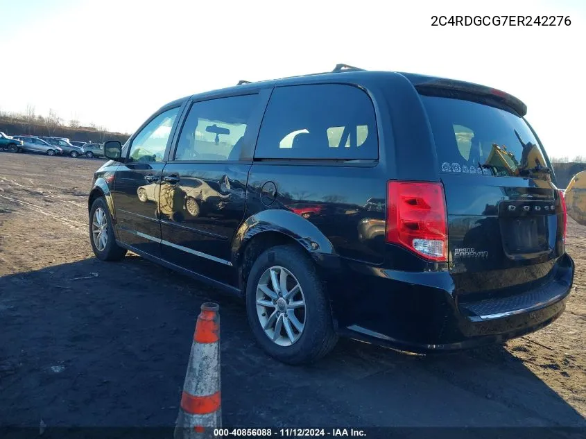 2014 Dodge Grand Caravan Sxt VIN: 2C4RDGCG7ER242276 Lot: 40856088