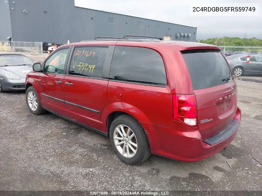 2C4RDGBG5FR559749 2015 Dodge Grand Caravan