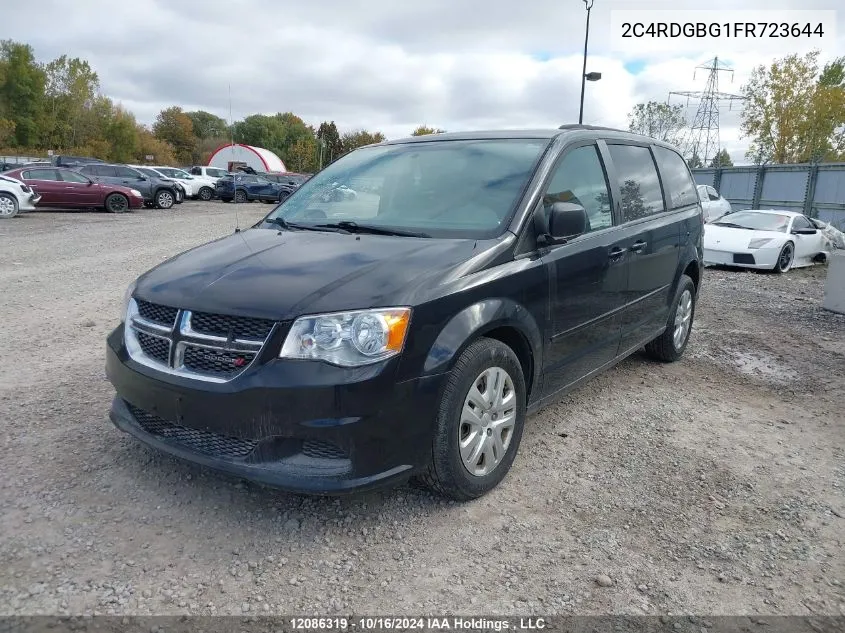 2C4RDGBG1FR723644 2015 Dodge Grand Caravan Se