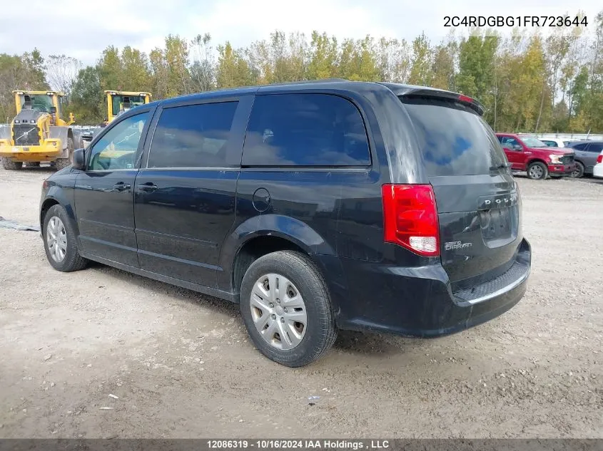 2C4RDGBG1FR723644 2015 Dodge Grand Caravan Se