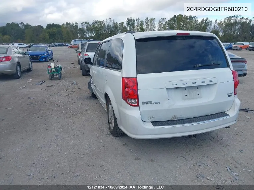 2C4RDGDG8FR680210 2015 Dodge Grand Caravan