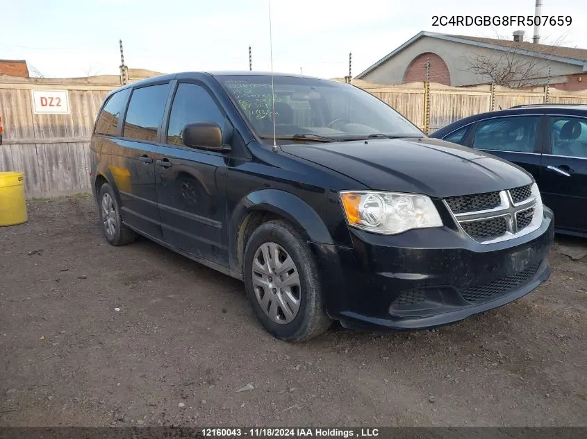 2015 Dodge Grand Caravan Se VIN: 2C4RDGBG8FR507659 Lot: 12160043