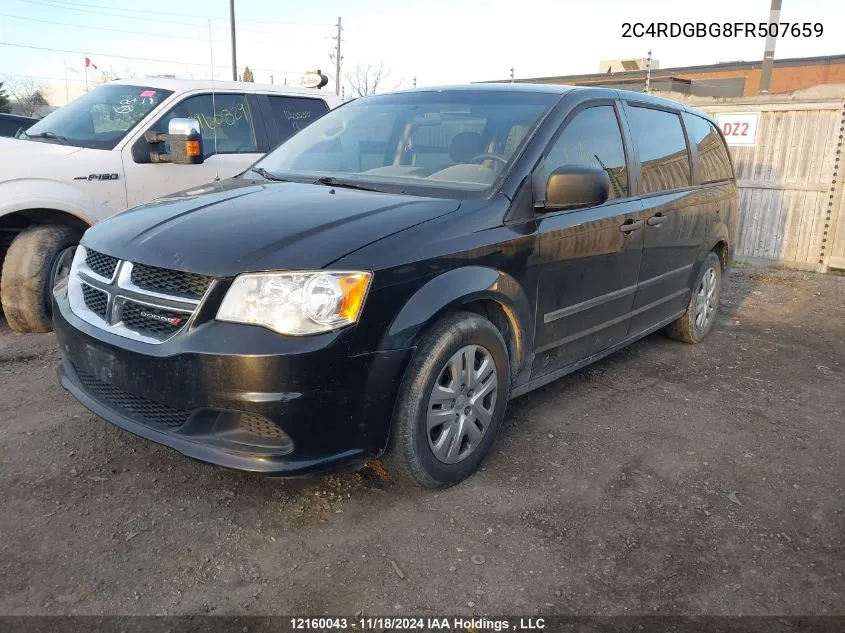 2015 Dodge Grand Caravan Se VIN: 2C4RDGBG8FR507659 Lot: 12160043