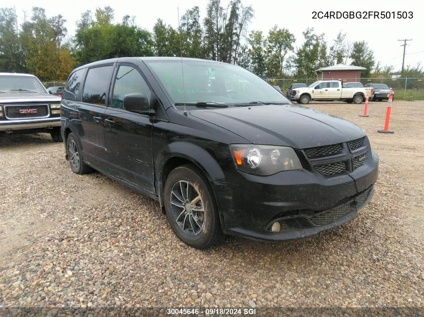 2015 Dodge Grand Caravan Se VIN: 2C4RDGBG2FR501503 Lot: 30045646