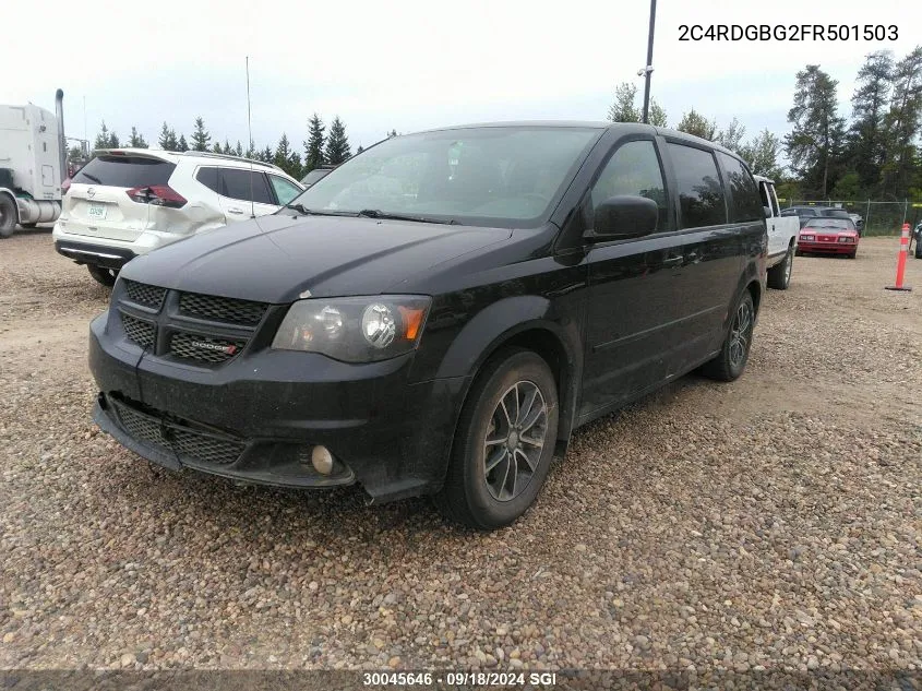 2015 Dodge Grand Caravan Se VIN: 2C4RDGBG2FR501503 Lot: 30045646