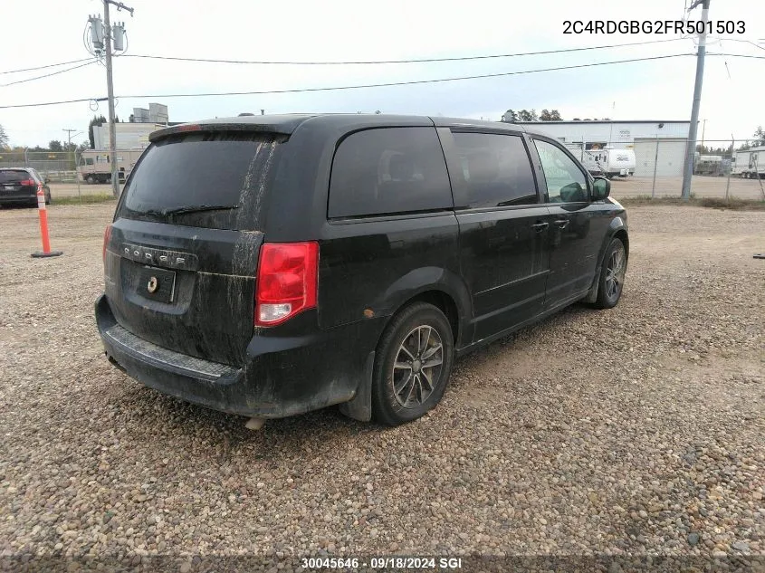 2015 Dodge Grand Caravan Se VIN: 2C4RDGBG2FR501503 Lot: 30045646