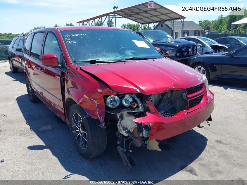 2C4RDGEG4FR567045 2015 Dodge Grand Caravan R/T