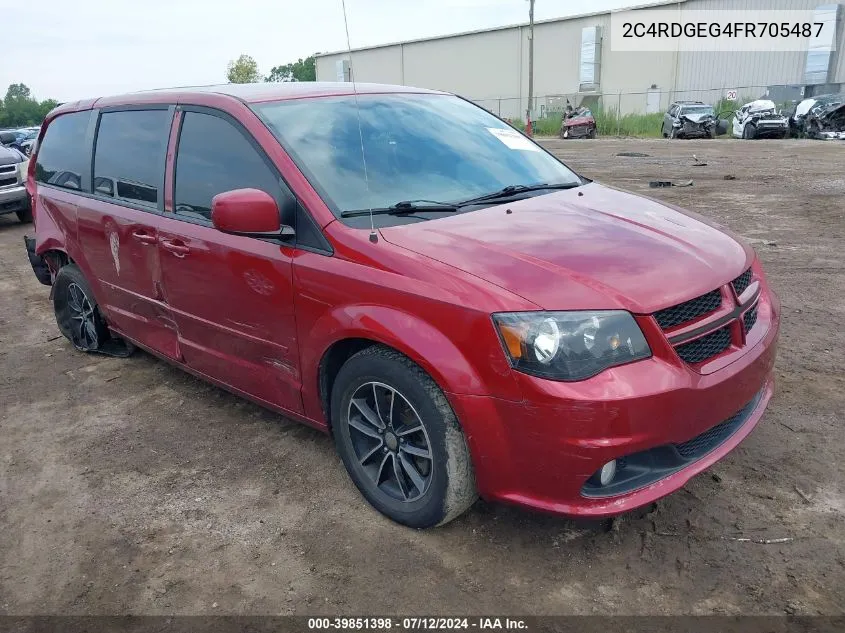 2015 Dodge Grand Caravan R/T VIN: 2C4RDGEG4FR705487 Lot: 39851398