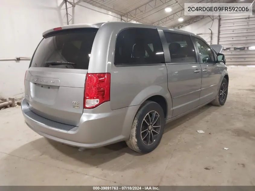 2015 Dodge Grand Caravan R/T VIN: 2C4RDGEG9FR592006 Lot: 39891763