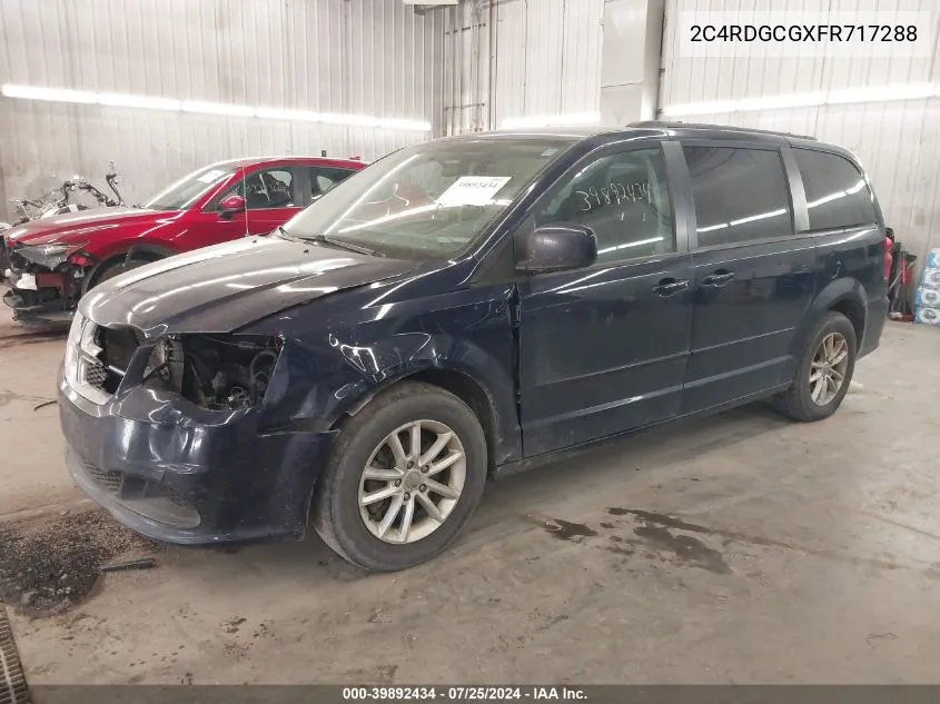 2C4RDGCGXFR717288 2015 Dodge Grand Caravan Sxt