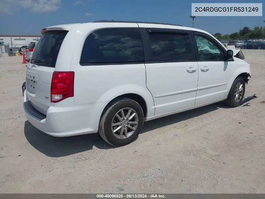 2C4RDGCG1FR531249 2015 Dodge Grand Caravan Sxt