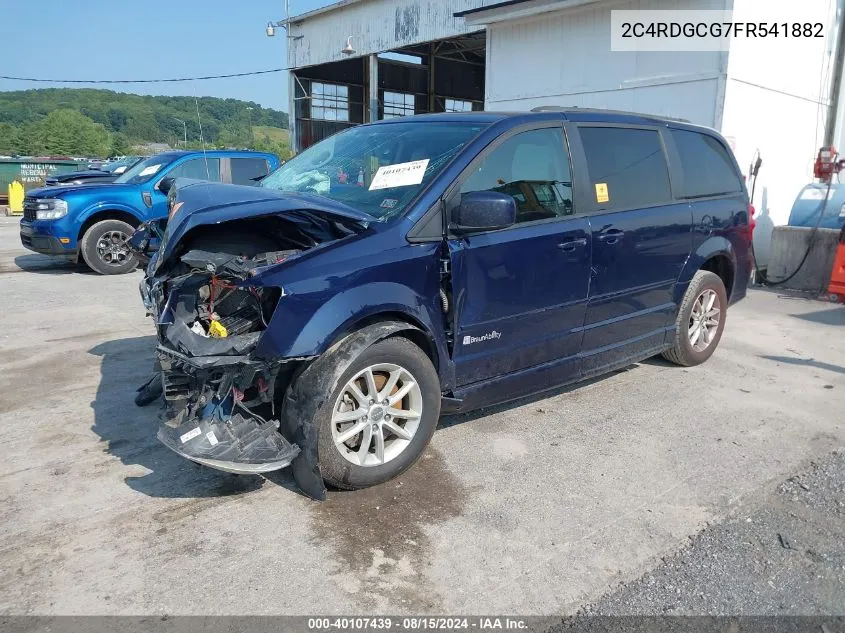 2C4RDGCG7FR541882 2015 Dodge Grand Caravan Sxt