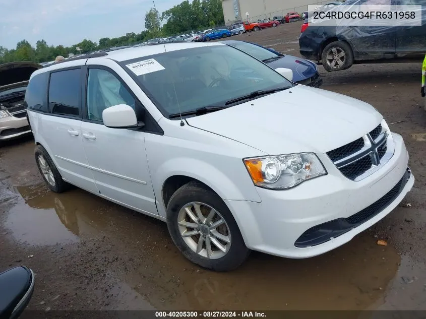 2C4RDGCG4FR631958 2015 Dodge Grand Caravan Sxt