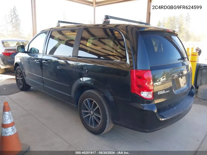 2C4RDGBG9FR624599 2015 Dodge Grand Caravan Se