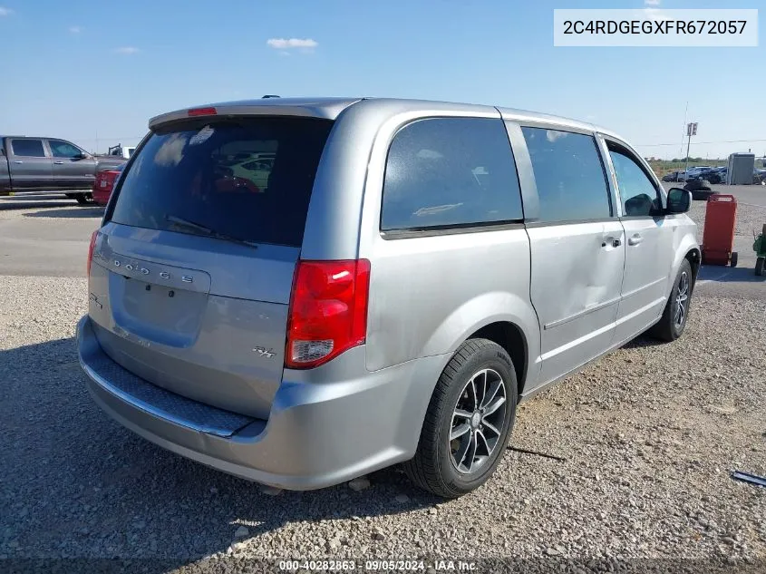 2C4RDGEGXFR672057 2015 Dodge Grand Caravan R/T