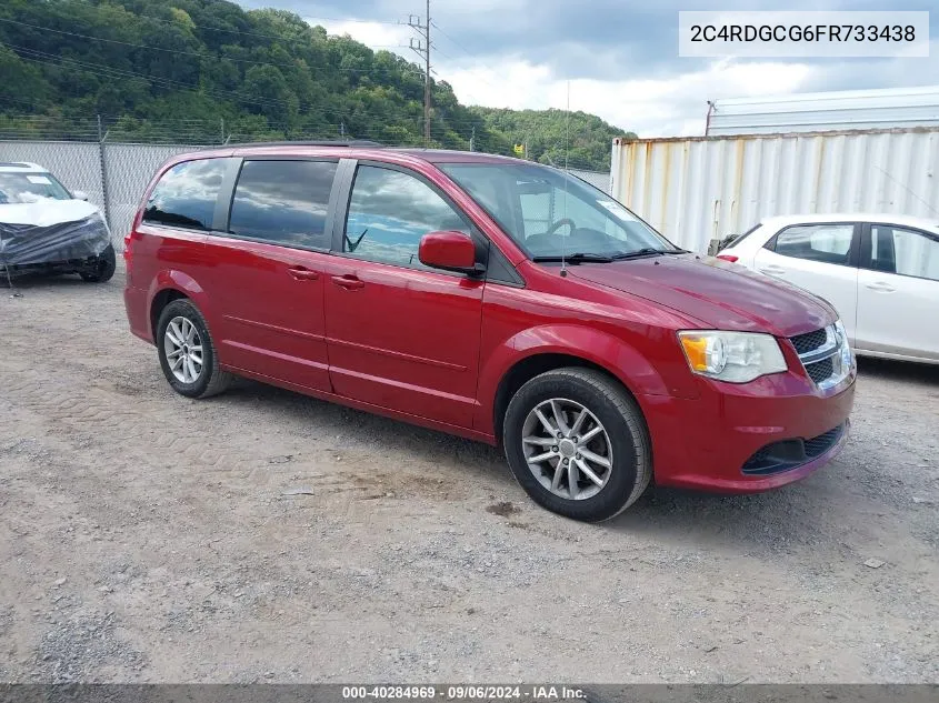 2015 Dodge Grand Caravan Sxt VIN: 2C4RDGCG6FR733438 Lot: 40284969