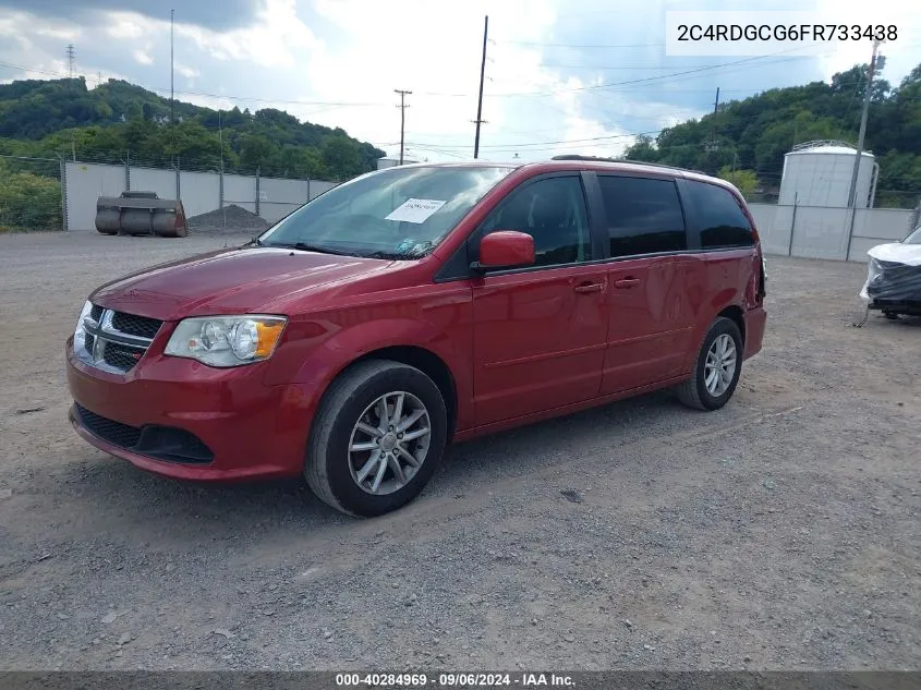 2C4RDGCG6FR733438 2015 Dodge Grand Caravan Sxt