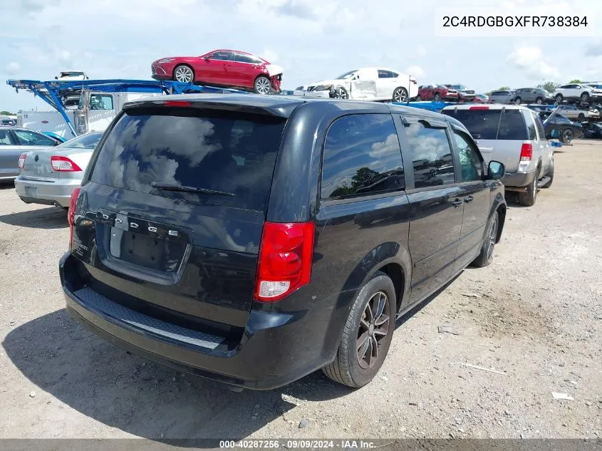 2C4RDGBGXFR738384 2015 Dodge Grand Caravan Se Plus