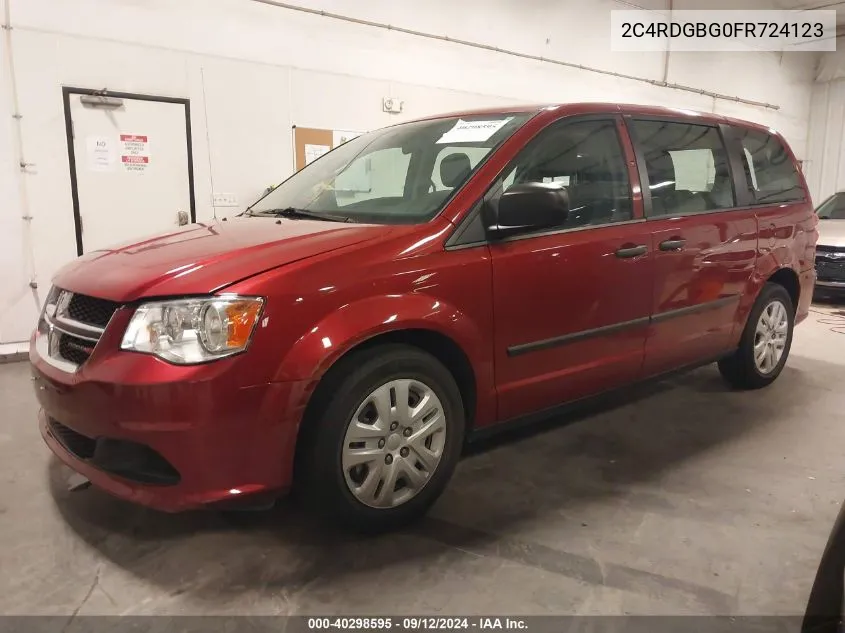 2C4RDGBG0FR724123 2015 Dodge Grand Caravan American Value Pkg