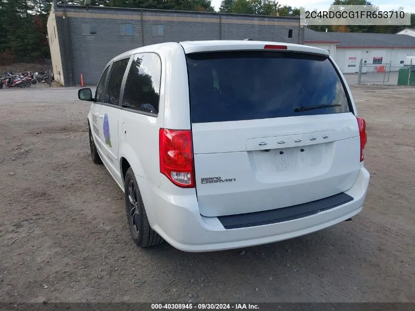 2015 Dodge Grand Caravan Sxt Plus VIN: 2C4RDGCG1FR653710 Lot: 40308945