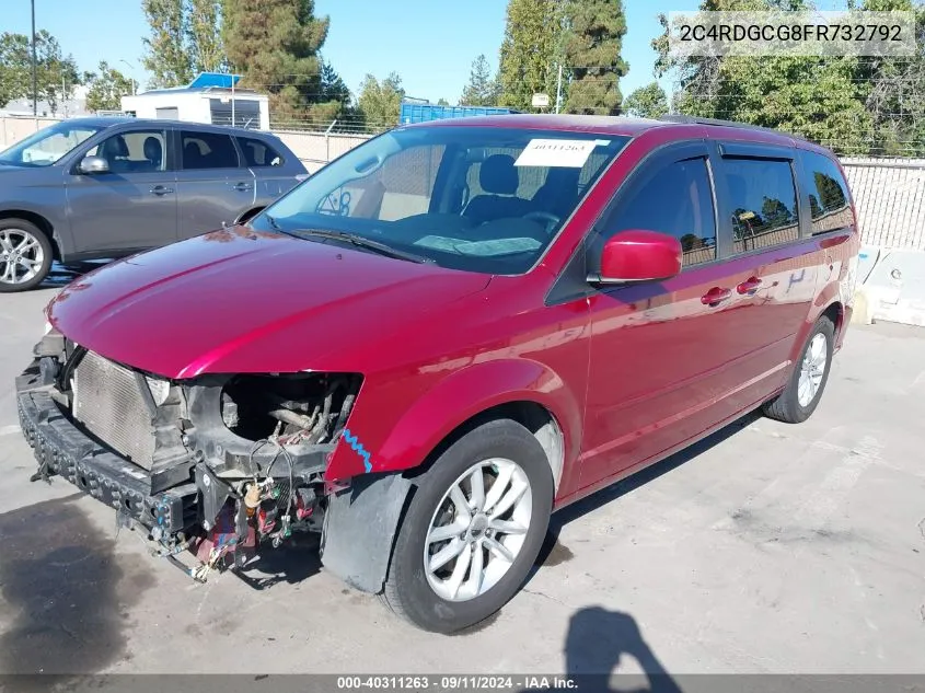 2C4RDGCG8FR732792 2015 Dodge Grand Caravan Sxt