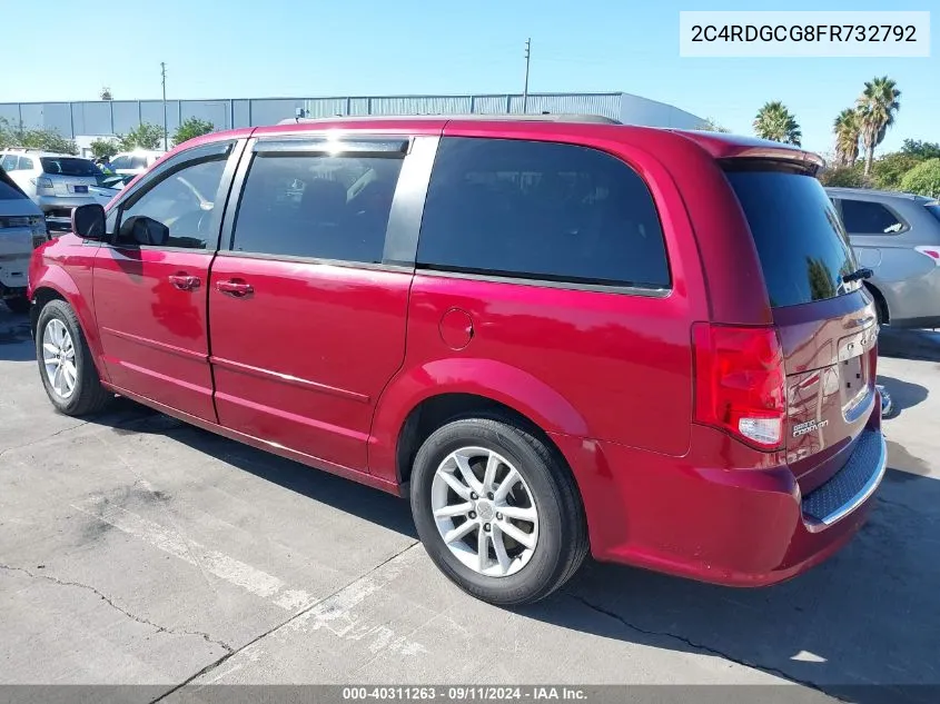 2C4RDGCG8FR732792 2015 Dodge Grand Caravan Sxt