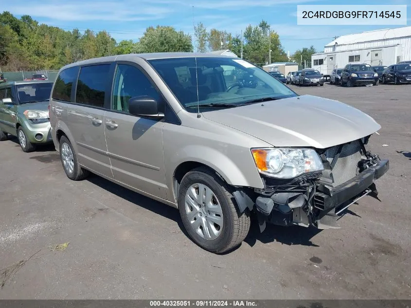 2C4RDGBG9FR714545 2015 Dodge Grand Caravan Se