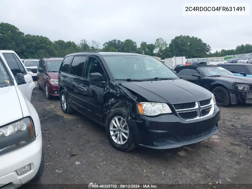 2015 Dodge Grand Caravan Sxt VIN: 2C4RDGCG4FR631491 Lot: 40325702