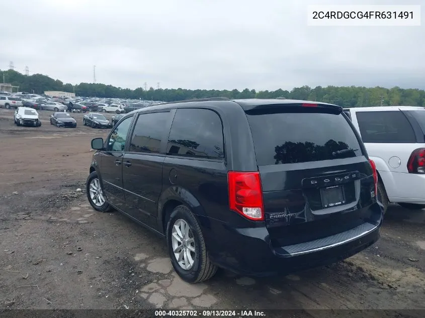 2C4RDGCG4FR631491 2015 Dodge Grand Caravan Sxt