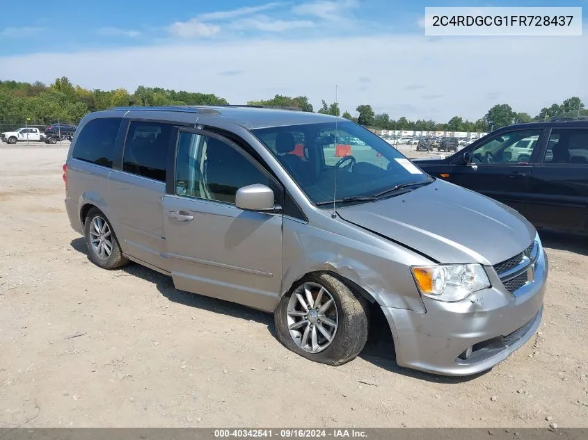 2C4RDGCG1FR728437 2015 Dodge Grand Caravan Sxt Plus