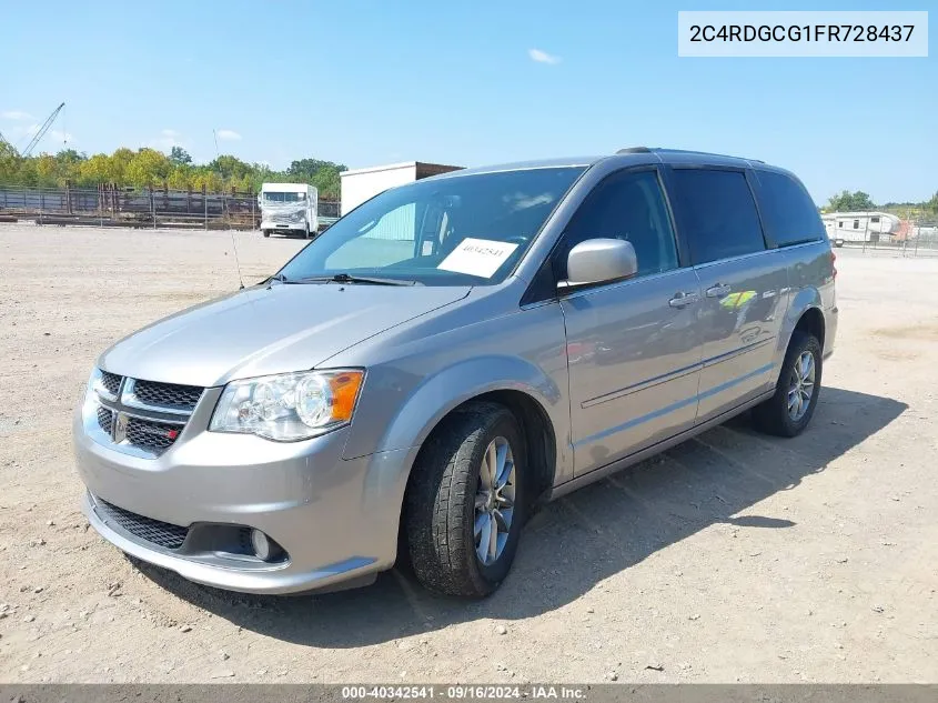 2C4RDGCG1FR728437 2015 Dodge Grand Caravan Sxt Plus