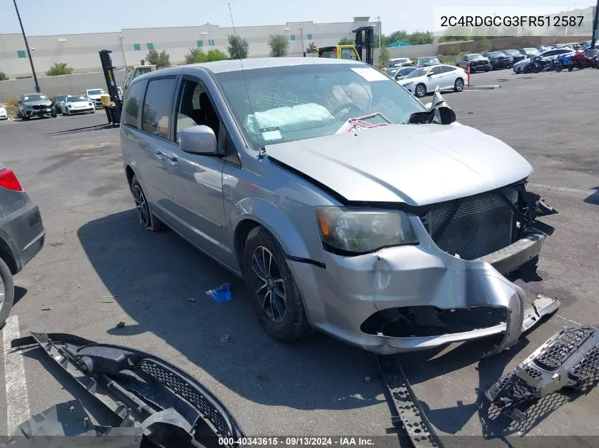 2C4RDGCG3FR512587 2015 Dodge Grand Caravan Sxt