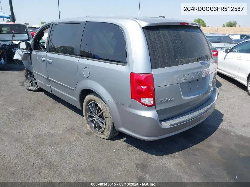 2C4RDGCG3FR512587 2015 Dodge Grand Caravan Sxt