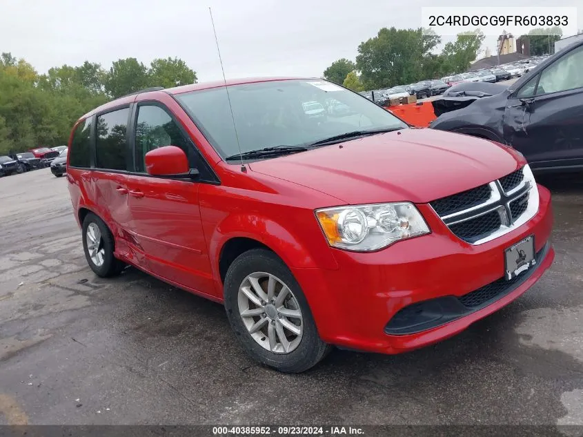 2C4RDGCG9FR603833 2015 Dodge Grand Caravan Sxt