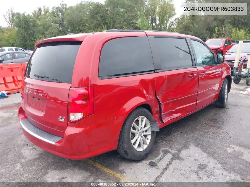 2C4RDGCG9FR603833 2015 Dodge Grand Caravan Sxt