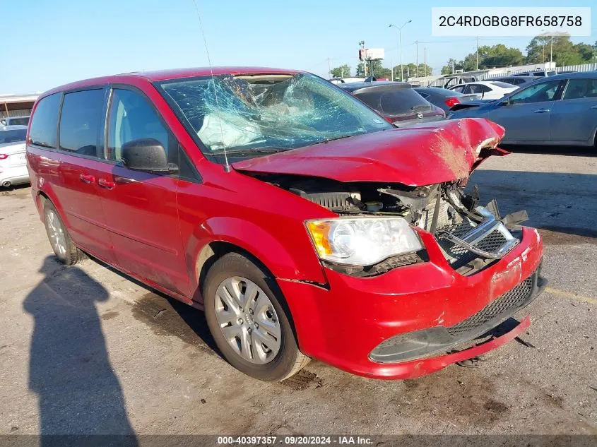 2C4RDGBG8FR658758 2015 Dodge Grand Caravan Se