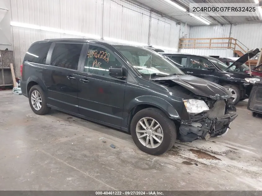 2015 Dodge Grand Caravan Sxt VIN: 2C4RDGCG7FR632425 Lot: 40461222