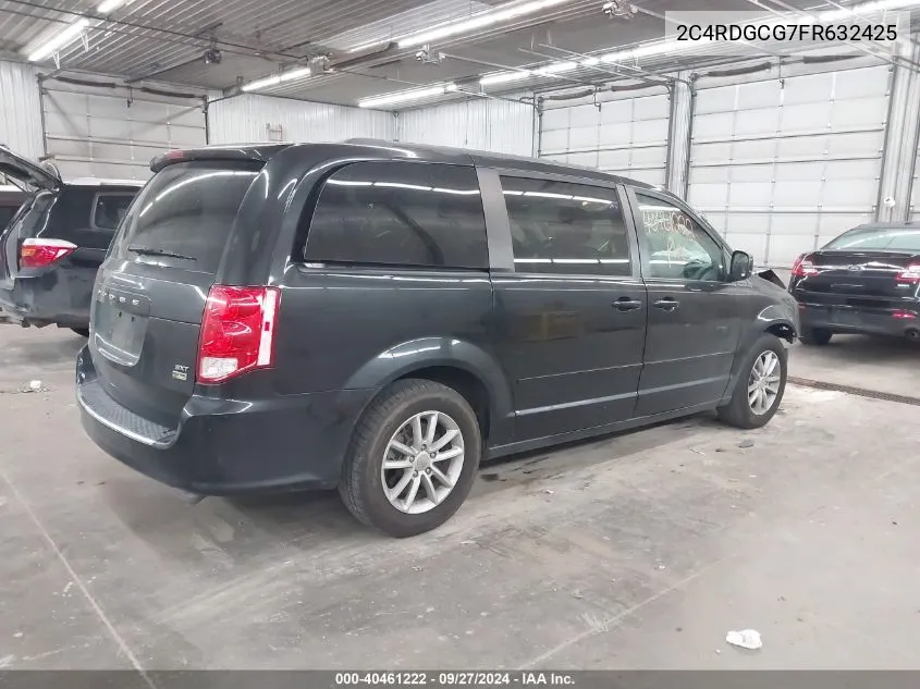 2015 Dodge Grand Caravan Sxt VIN: 2C4RDGCG7FR632425 Lot: 40461222