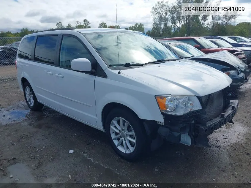 2015 Dodge Grand Caravan Sxt VIN: 2C4RDGCG9FR541009 Lot: 40479742