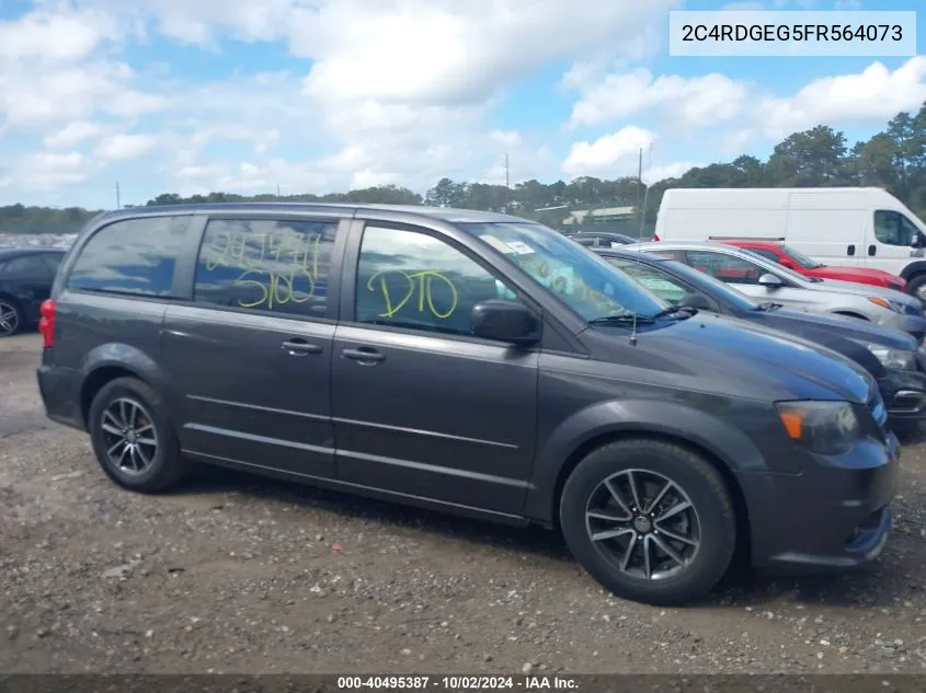 2015 Dodge Grand Caravan R/T VIN: 2C4RDGEG5FR564073 Lot: 40495387