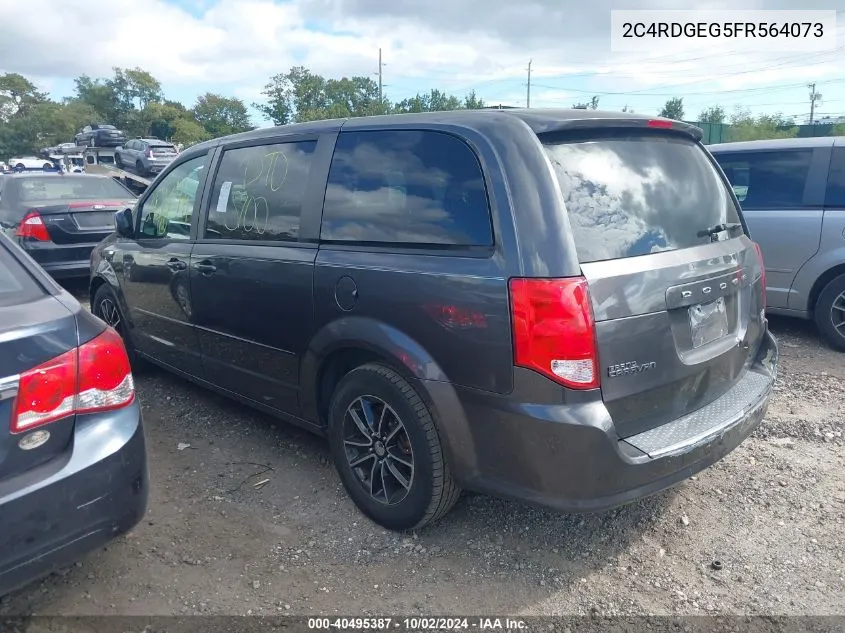 2C4RDGEG5FR564073 2015 Dodge Grand Caravan R/T