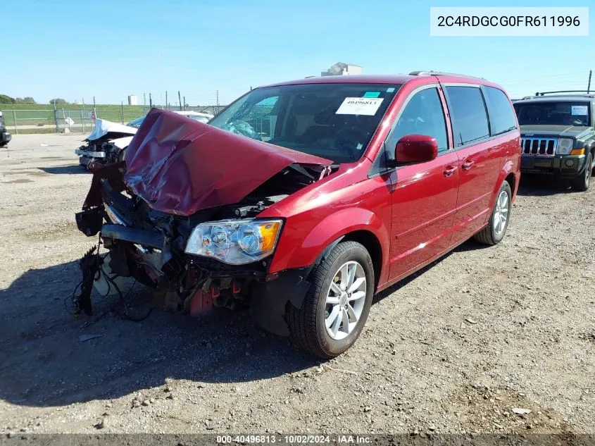 2C4RDGCG0FR611996 2015 Dodge Grand Caravan Sxt