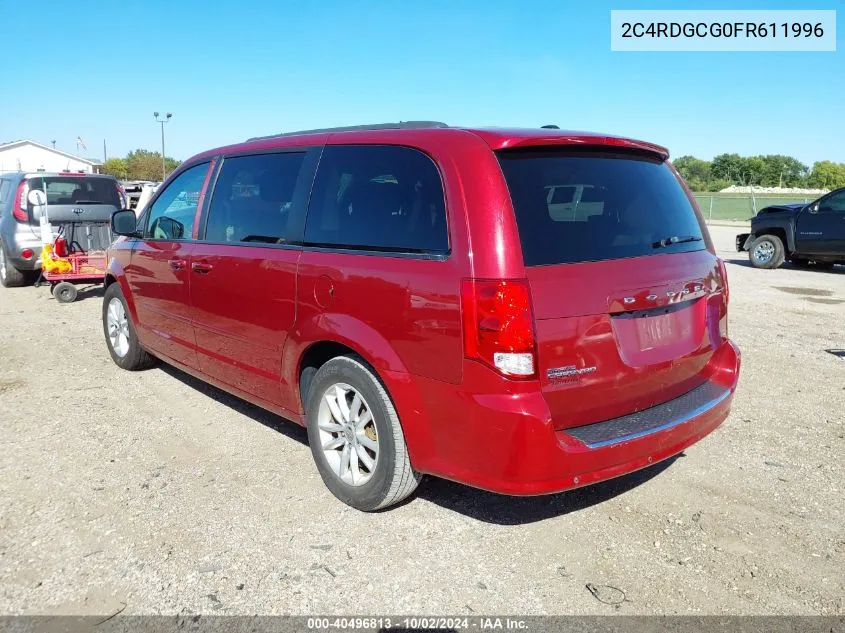 2C4RDGCG0FR611996 2015 Dodge Grand Caravan Sxt