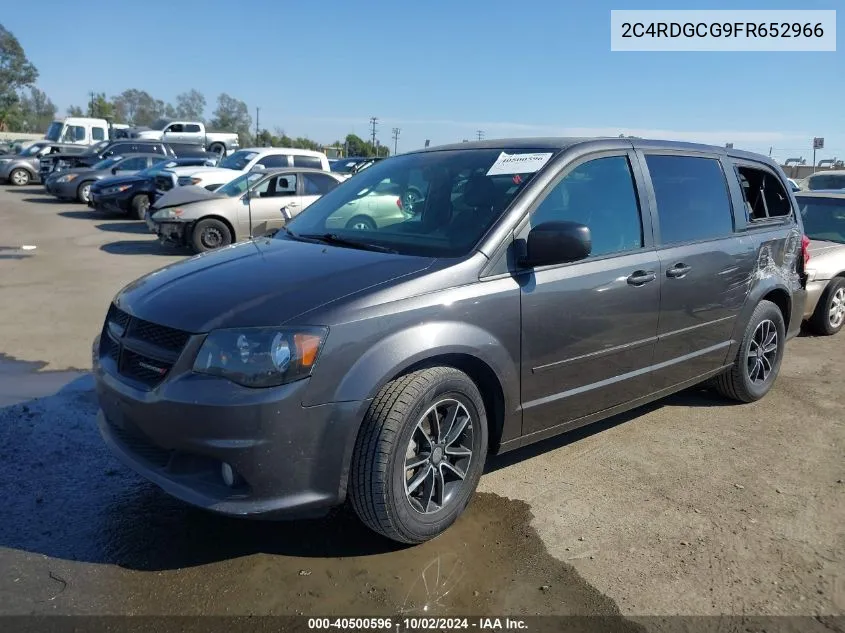 2015 Dodge Grand Caravan Sxt Plus VIN: 2C4RDGCG9FR652966 Lot: 40500596