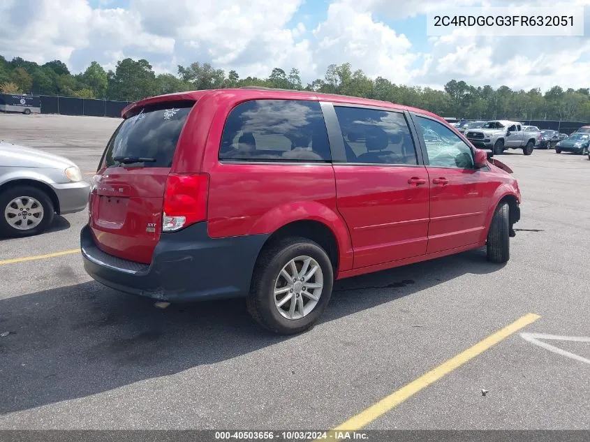 2C4RDGCG3FR632051 2015 Dodge Grand Caravan Sxt