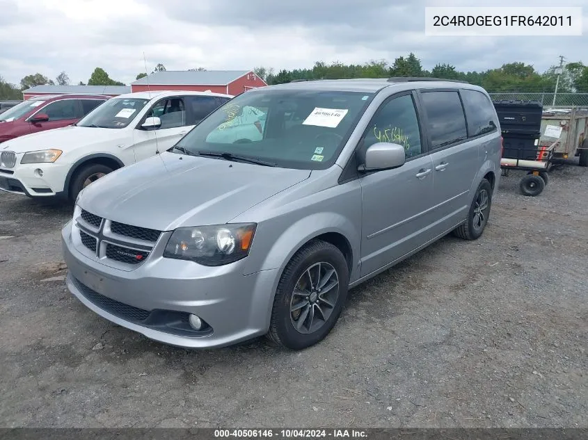 2015 Dodge Grand Caravan R/T VIN: 2C4RDGEG1FR642011 Lot: 40506146