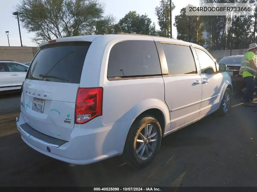 2015 Dodge Grand Caravan Sxt VIN: 2C4RDGCG8FR733666 Lot: 40525098