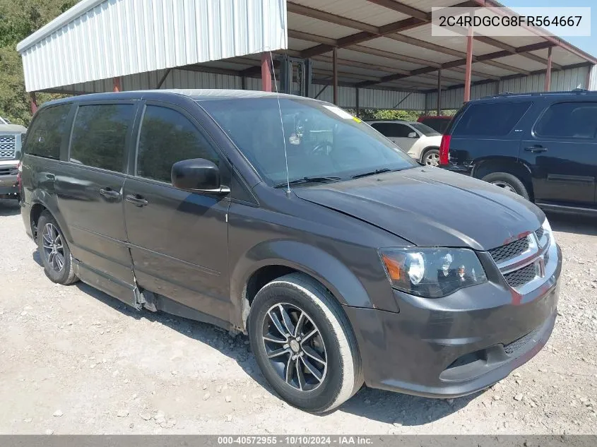 2015 Dodge Grand Caravan Sxt VIN: 2C4RDGCG8FR564667 Lot: 40572955