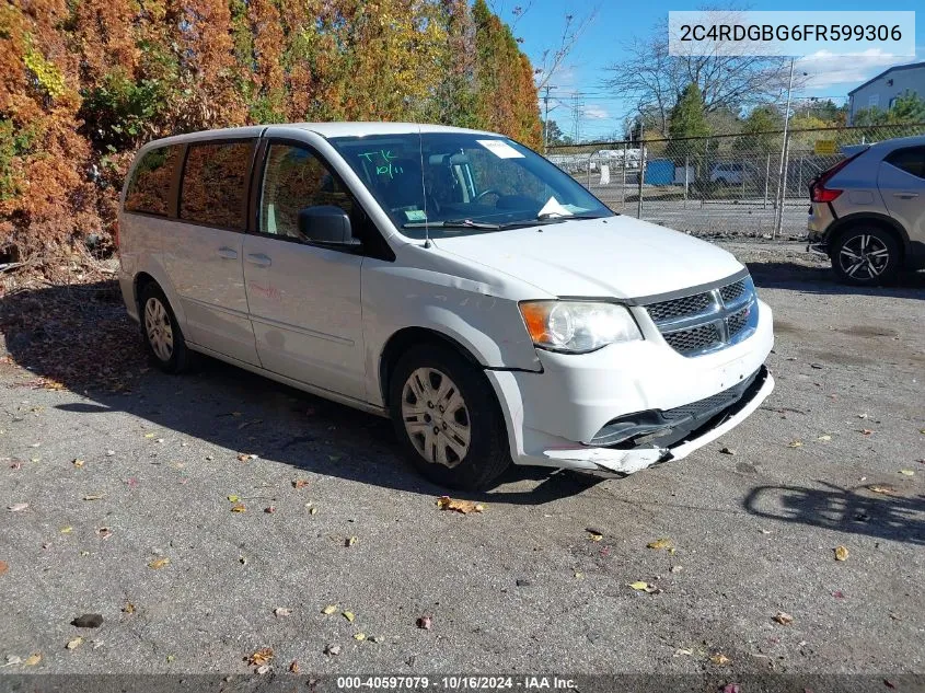 2015 Dodge Grand Caravan Se VIN: 2C4RDGBG6FR599306 Lot: 40597079